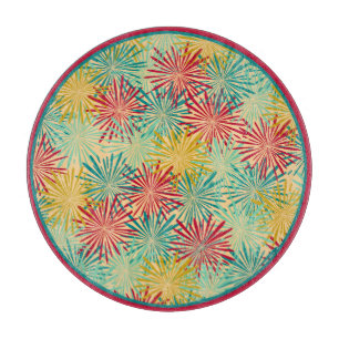 Retro-jultomten PomPoms (Tropical Färg)