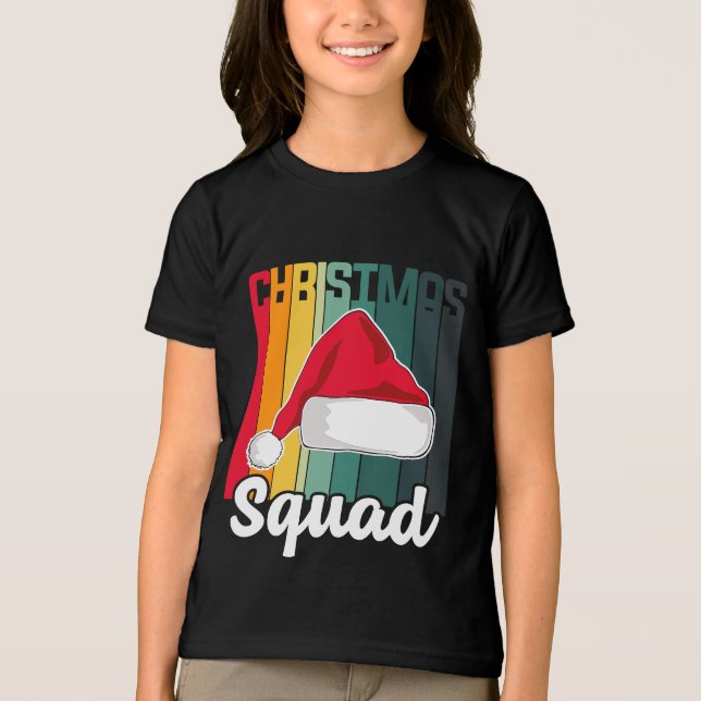 Retro-jultorset Santa Hat Festive T Shirt (Framsida)