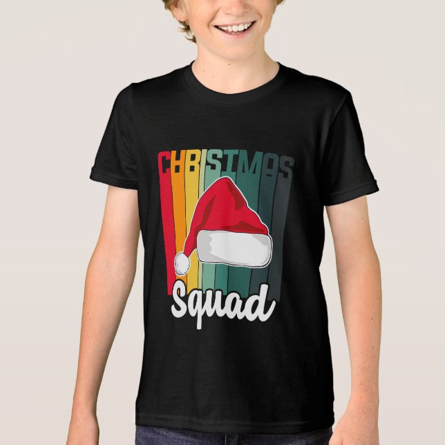 Retro-jultorset Santa Hat Festive T Shirt (Framsida)