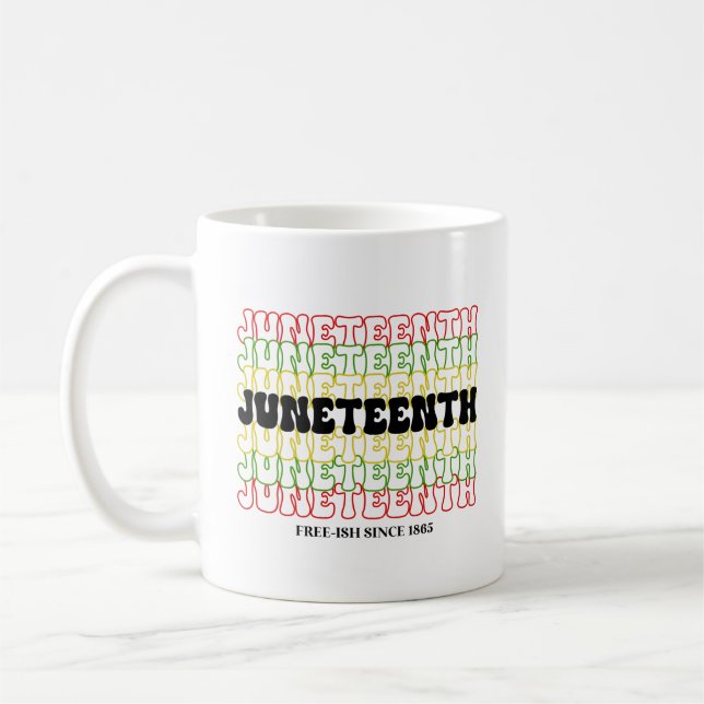 Retro Junetteonde fritt sedan 1865 Kaffemugg (Vänster)