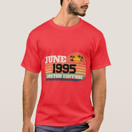 Retro juni 1995 Limited Edition 31-årsdag T Shirt