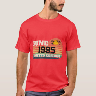Retro juni 1995 Limited Edition 31-årsdag T Shirt
