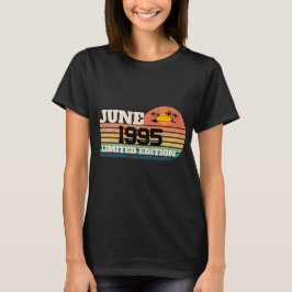 Retro juni 1995 Limited Edition 31-årsdag T Shirt