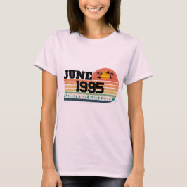 Retro juni 1995 Limited Edition 31-årsdag T Shirt