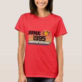 Retro juni 1995 Limited Edition 31-årsdag T Shirt