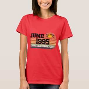 Retro juni 1995 Limited Edition 31-årsdag T Shirt