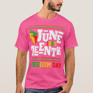 Retro Junttonde 18 65 African American Freedom Da T Shirt