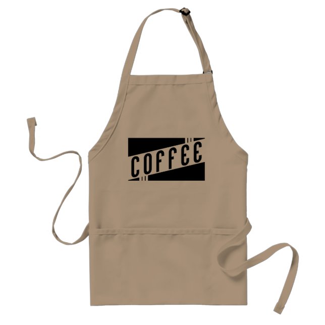 retro kaffe förkläde (Framsidan)