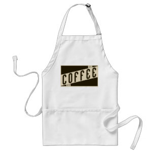 retro-kaffe förkläde