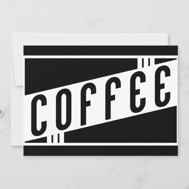 retro-kaffe inbjudningar (Framsida)