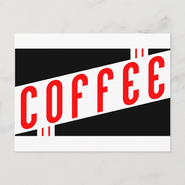 retro-kaffe vykort (Framsida)