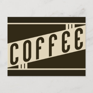 retro-kaffe vykort