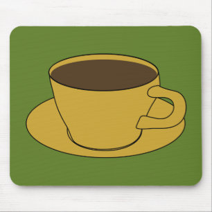 Retro kaffekoppmousepad musmatta