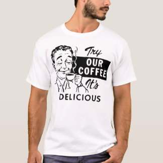 Retro kaffeman tee