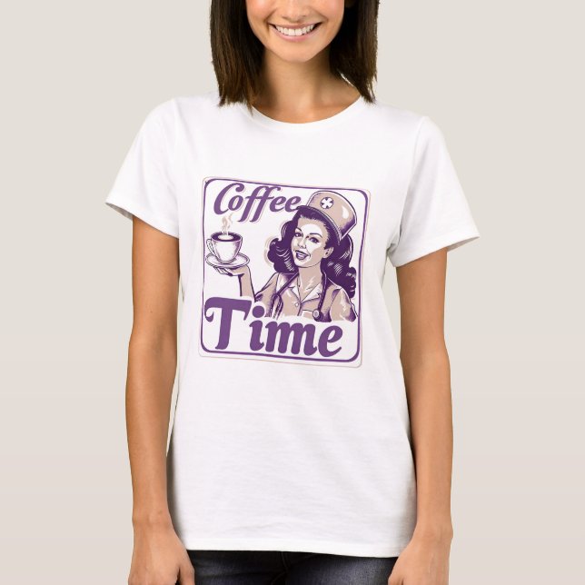 Retro-kaffetid och t shirt (Framsida)