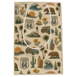 Retro Kalifornien Route 66 Strandnära Lycka
