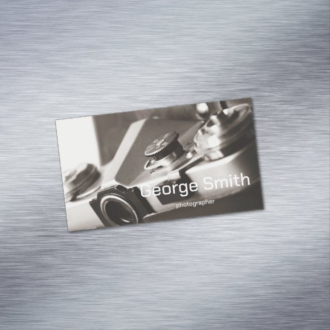 Retro-kamera Magnetiska Visitkort (In Situ)