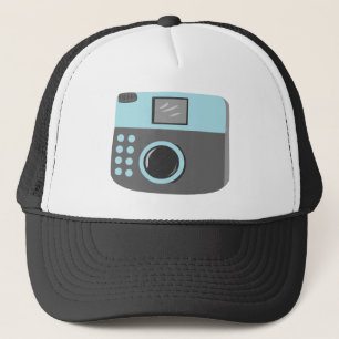 Retro kamera truckerkeps