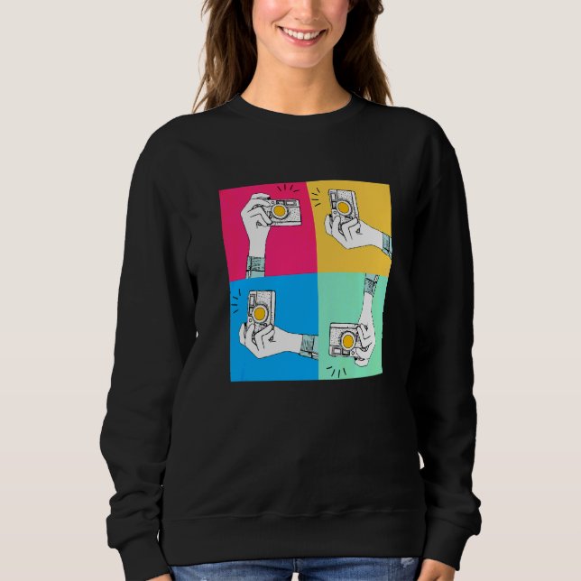 Retro kamerafotografering  Ta bild T Shirt (Framsida)