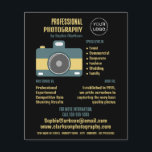 Retro-kamereikon, fotograf-, fotouthyrnings- flygblad<br><div class="desc">Retro-kamereikon,  fotograf,  fotouthyrningsbilderannonser av Affärskortet Store.</div>