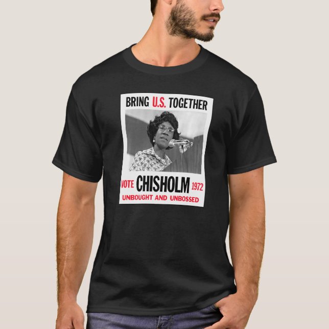 Retro Kampanj Poster Oköpt Obossed Shirley Ch T Shirt (Framsida)