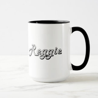 Retro känd design för Reggie klassiker Mugg