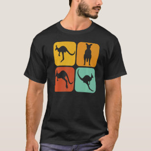 Retro Kangaroo I Marsupial I Australian Kangaroo T Shirt