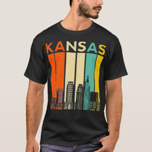 Retro Kansas City Missouri Vintage Jazz BBQ City U T Shirt