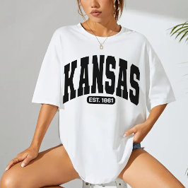 Retro Kansas USA State Shirt, Kansas Game Day T Shirt