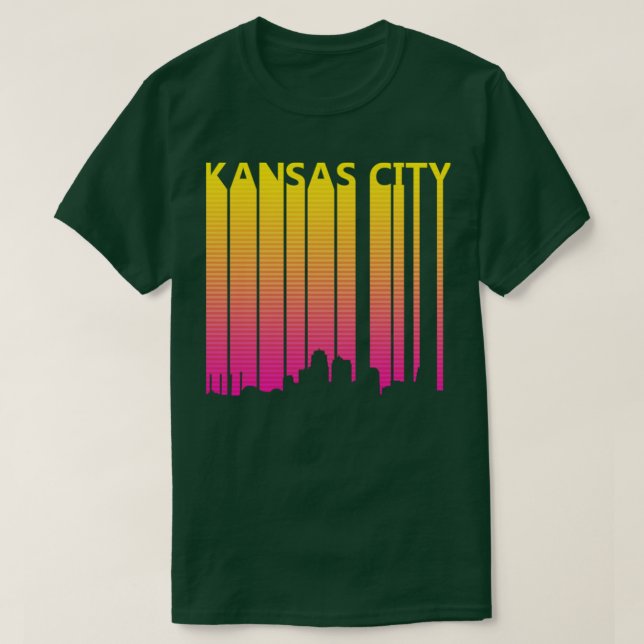 Retro KansasCity på 1980-talet T Shirt (Design framsida)