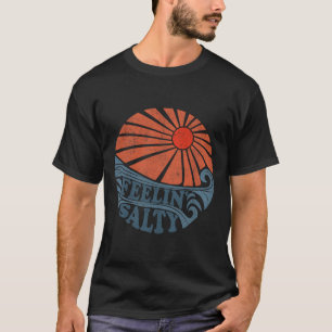 Retro Känsla Salt Retro 70-Talets Semester Beach C T Shirt