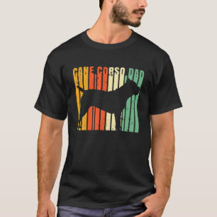 Retro Käpp Corso Pappa Cute Italy Mastiff Älskare T Shirt