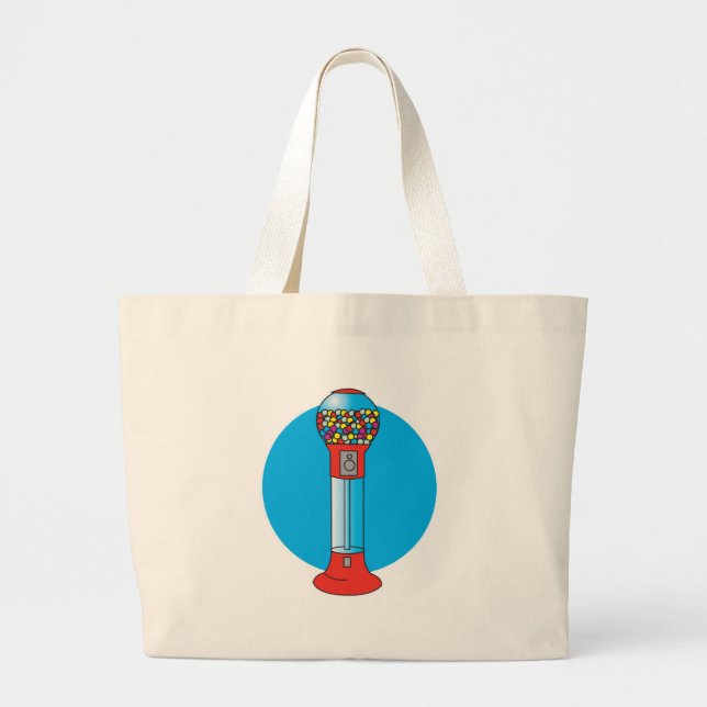 retro karamellmaskin jumbo tygkasse (Framsidan)