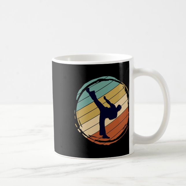 Retro Karate Kaffemugg (Höger)
