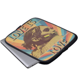 Retro Kärlek är HBTQ+ Pride Laptop Fodral