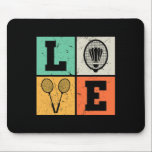 Retro Kärlek Badminton Älskare Musmatta<br><div class="desc">Retro Kärlek Badminton Älskare</div>