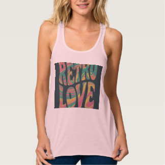 Retro kärlek linne med racerback