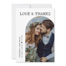 Retro Kärlek och tack White Arch 2 Photo Bröllop