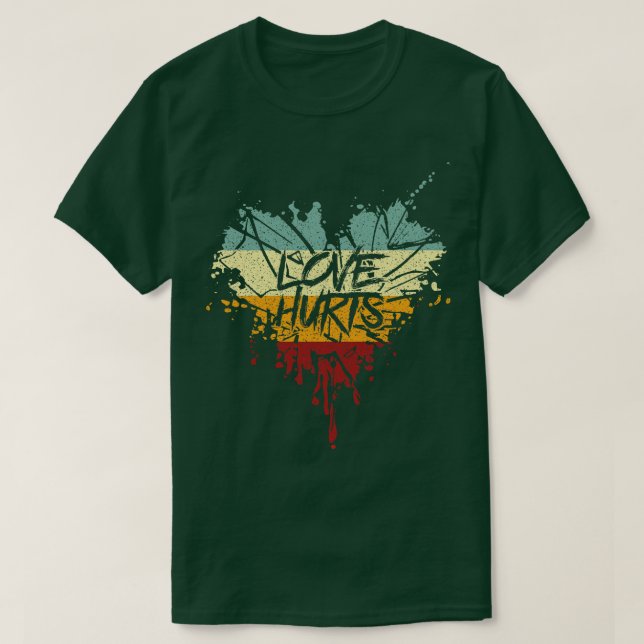 Retro Kärlek Ontr T Shirt (Design framsida)