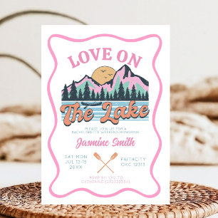 Retro Kärlek på sjö-partiet Inbjudningar