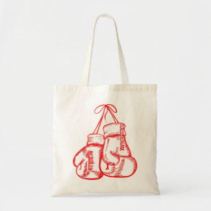 Retro Kärlek Red Boxing Handskar Boxer Gift 586 Tygkasse