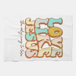 Retro Kärlek som Jesus Kökshandduk