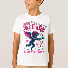 Retro Kärlek vid första synen T Shirt