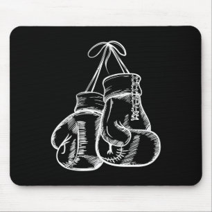Retro Kärlek White Boxing Handskar Gifts Boxer Gif Musmatta