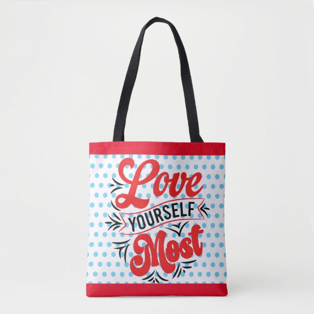 Retro Kärlek Yourself Tygkasse (Framsida)