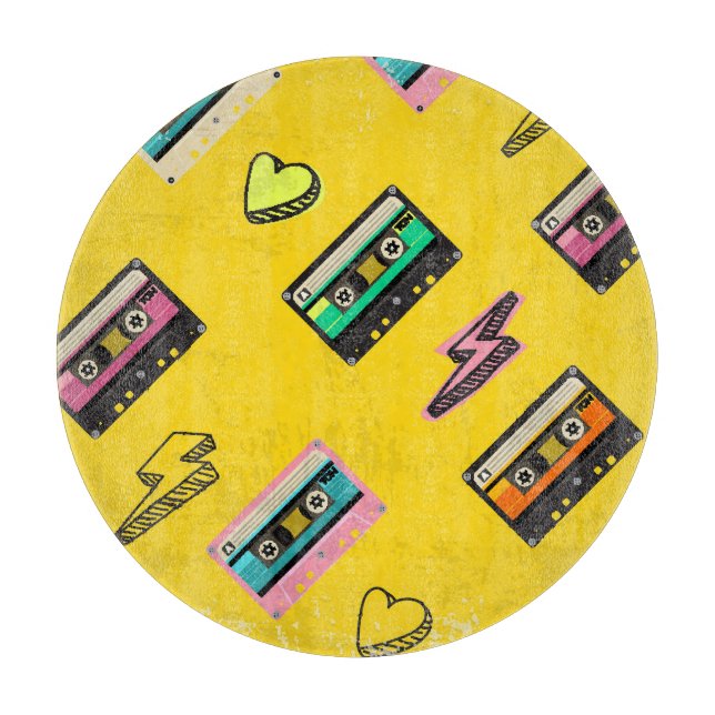 Retro-kassett: 80:s Party-design i Kärlek (Framsidan)