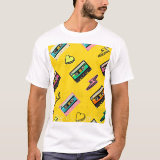 Retro-kassett: 80:s Party-design i Kärlek T Shirt