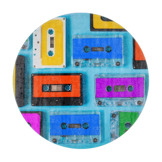 Retro-kassett: Blåbakgrundssamling (Framsidan)