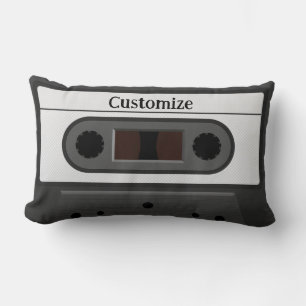 Retro-kassett Lumbarkudde