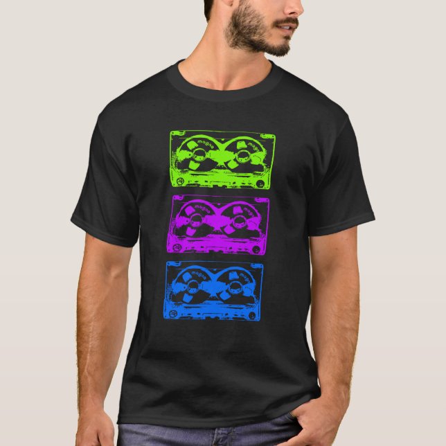 Retro kassett tee shirt (Framsida)